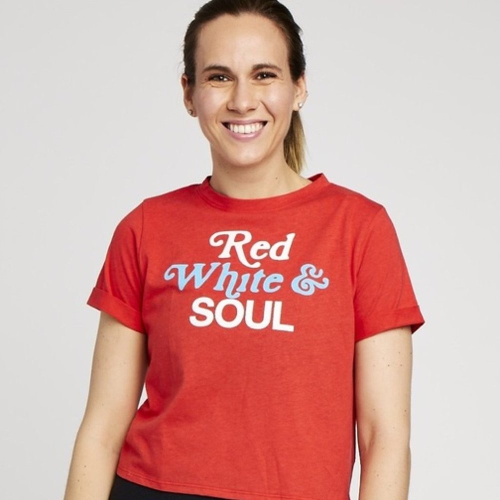 SoulCycle Red White & Soul Tee